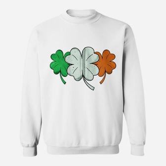 St Patrick Day Irish Four-Leaf Clover Shamrock Quatrefoil Zip Hoodie Sweatshirt | Crazezy AU