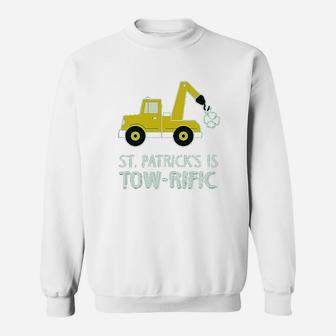 St Patricks Day Clover Tractor Irish Sweatshirt - Thegiftio UK
