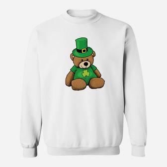 St Patricks Day Teddy Bear Irish Sweatshirt - Thegiftio UK