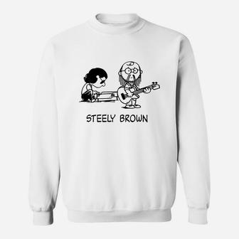 Steely Brown Tee Sweatshirt - Thegiftio UK