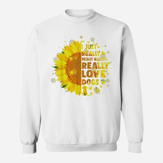 Sunflower Flower Apparel Doglover Dogholder Pet Design Sweatshirt | Crazezy