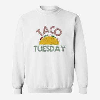 Taco Tuesday Food Sweatshirt | Crazezy