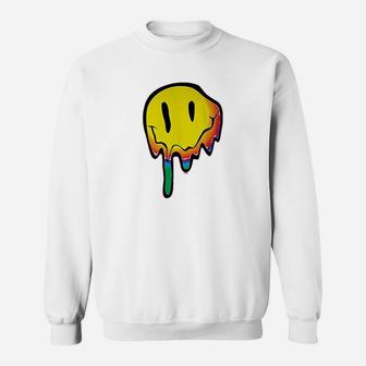 Tcombo Melting Smile Face Sweatshirt | Crazezy
