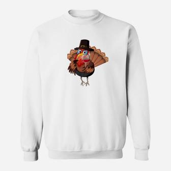 Thanksgiving Holiday Turkey Time And Wine Custom Sweatshirt - Thegiftio UK