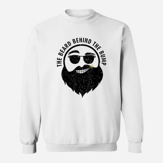The Beard Behind The Bump Funny Beard Bump Sweatshirt | Crazezy DE