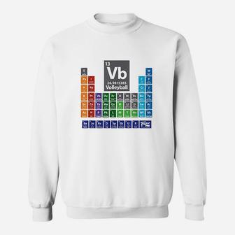 The Periodic Table Of Volleyball Standard Sweatshirt | Crazezy UK