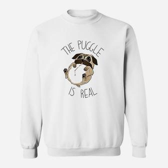 The Puggle Is Real Sweatshirt | Crazezy UK