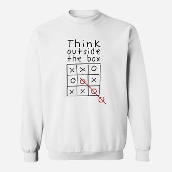 Think Out Side The Box Sweatshirt | Crazezy
