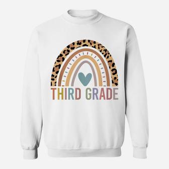 Third Grade Rainbow Girls Boys Teacher Team 3Rd Grade Squad Sweatshirt | Crazezy CA