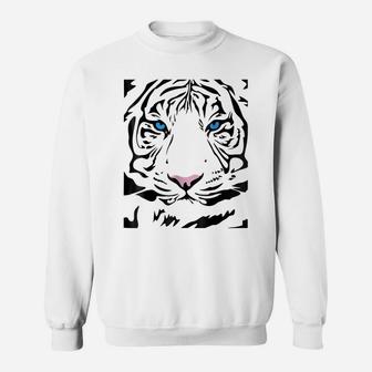 Tiger Tigress Face Fierce And Wild Beautiful Big Cat T Shirt Sweatshirt | Crazezy