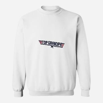 Top Grandpa Print Design Sweatshirt - Thegiftio UK