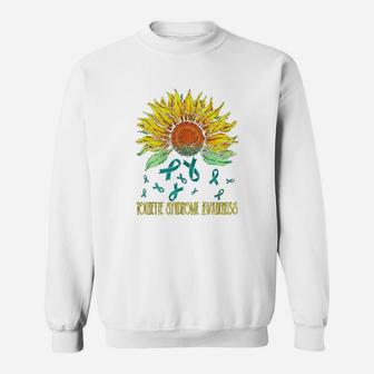 Tourette Syndrome Awareness Sunflower Sweatshirt | Crazezy AU