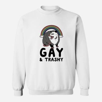 Trashy Possum Athletic Sweatshirt - Thegiftio UK