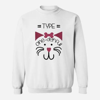 Type One Derful Cat Sweatshirt | Crazezy