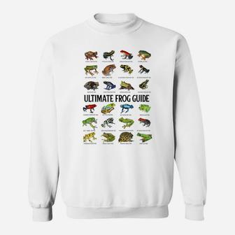 Ultimate Frog Guide Funny Frog Lovers For Kids Women Men Sweatshirt | Crazezy