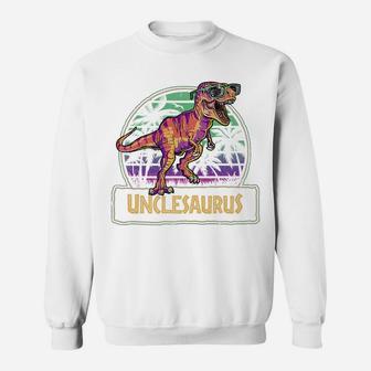 Unclesaurus T Rex Dinosaur Uncle Saurus Family Matching Sweatshirt | Crazezy CA