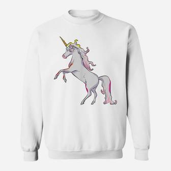 Unicorn Vintage Retro Magical Unicorn For Unicorn Lovers Sweatshirt | Crazezy