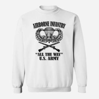 US Army Airborne Infantry Back Design Sweatshirt | Crazezy
