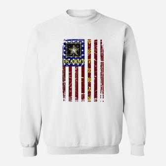 Us Army Veteran Flag Sweatshirt | Crazezy