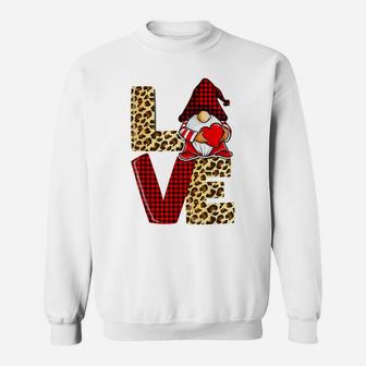 Valentines Day Gnome Love Funny Boys Girls Kids Sweatshirt | Crazezy AU