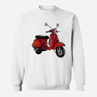 Vespa Scooter Italian Classic Sweatshirt - Thegiftio UK