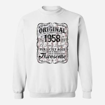 Vintage Legends Made In 1958 Classic 62Nd Birthday A8 Sweatshirt | Crazezy
