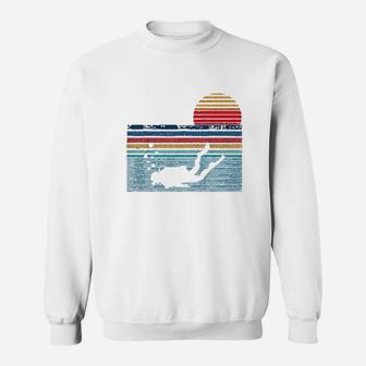Vintage Retro Scuba Diving Sweatshirt | Crazezy