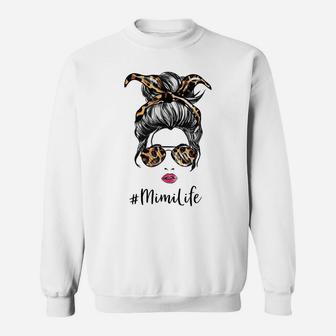 Womens Classy Mimi Life With Leopard Pattern Shades Sweatshirt | Crazezy