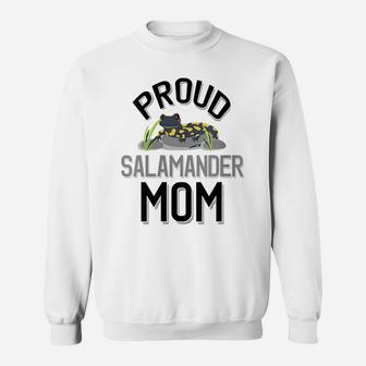 Womens Cute Pet Salamander Owner - Proud Salamander Mom Sweatshirt | Crazezy