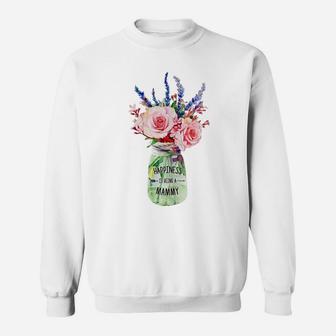 Womens Happiness Is Being A Mammy Shirt For Mother's Day Gifts Sweatshirt | Crazezy UK