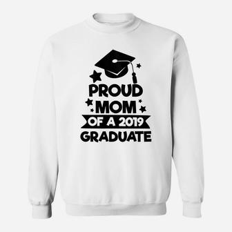 Womens Proud Mom Mother Of 2019 Graduate Grad Sweatshirt | Crazezy