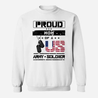 Womens Proud Mom Of A Us Army Soldier Sweatshirt | Crazezy