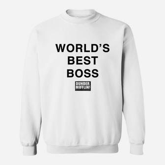 World's Best Boss Sweatshirt | Crazezy UK