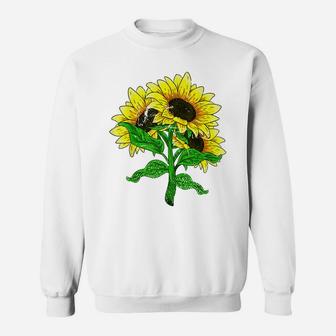 Yellow Flower Florist Floral Blossom Sunshine Sunflower Sweatshirt | Crazezy AU