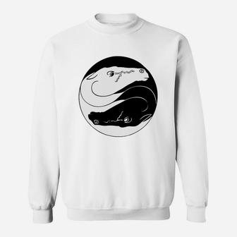 Ying Yang Horse Symbol Clothing Design Sweatshirt - Thegiftio UK
