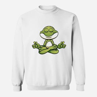 Yoga Frog Sweatshirt | Crazezy AU