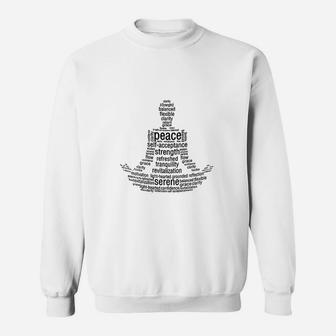 Yoga Meditation Meditation Gifts Yoga Gift Ideas Sweatshirt | Crazezy UK