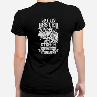 Bester Streich Steiermark Blackwhite Frauen T-Shirt - Seseable