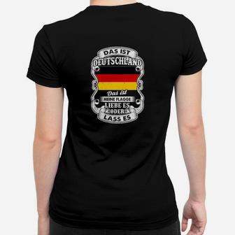 Deutschland Meine Flagge Frauen T-Shirt - Seseable