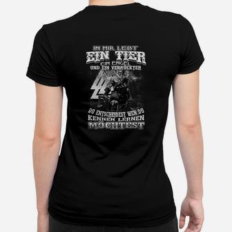 Ein Tier Wikinger  Viking Frauen T-Shirt - Seseable