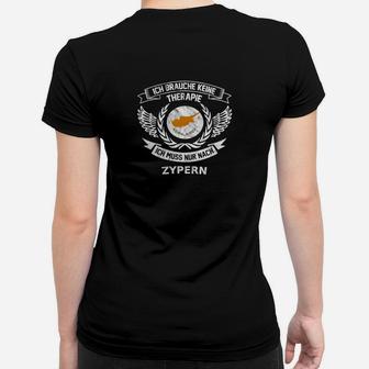 Exklusives Zypern Therapie Retro Frauen T-Shirt - Seseable