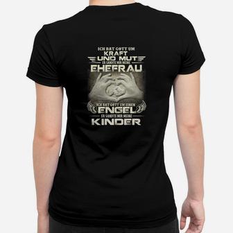 Kraft- & Mut-Frauen Tshirt für Mütter mit inspirierendem Spruch - Seseable