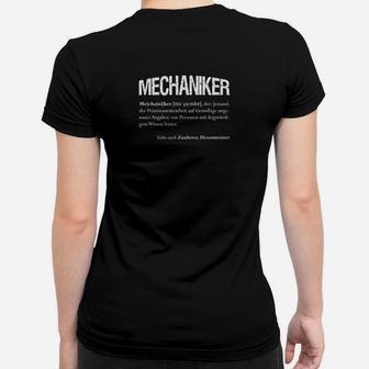 Mechaniker auch Zauberer Genannt Geschenk Frauen T-Shirt - Seseable