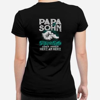 Papa Sohn Nicht Immer Auge In Auge Frauen T-Shirt - Seseable