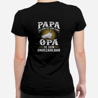 Papa Zu Sein Ist Eine Ehre Opa Frauen T-Shirt - Seseable