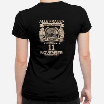 Personalisiertes Geburtstags-Frauen Tshirt für Frauen, Adler-Design für den 11. November - Seseable