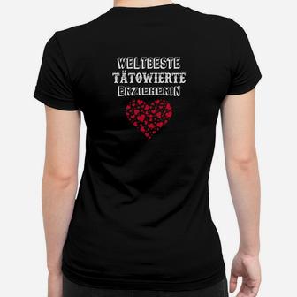 Tätowierte Erzieherin Herz Tanktop Frauen T-Shirt - Seseable