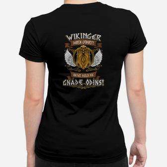 Wikinger-Themen-Frauen Tshirt, Odins Gnade Motiv, Nordische Mythologie - Seseable