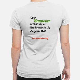 Hannover Liebhaber Frauen Tshirt, Sonnenuntergang Slogan, #96 Motiv - Seseable