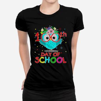 100 Days Of School Cute Owl Happy 100Th Day Of School Women T-shirt | Crazezy CA